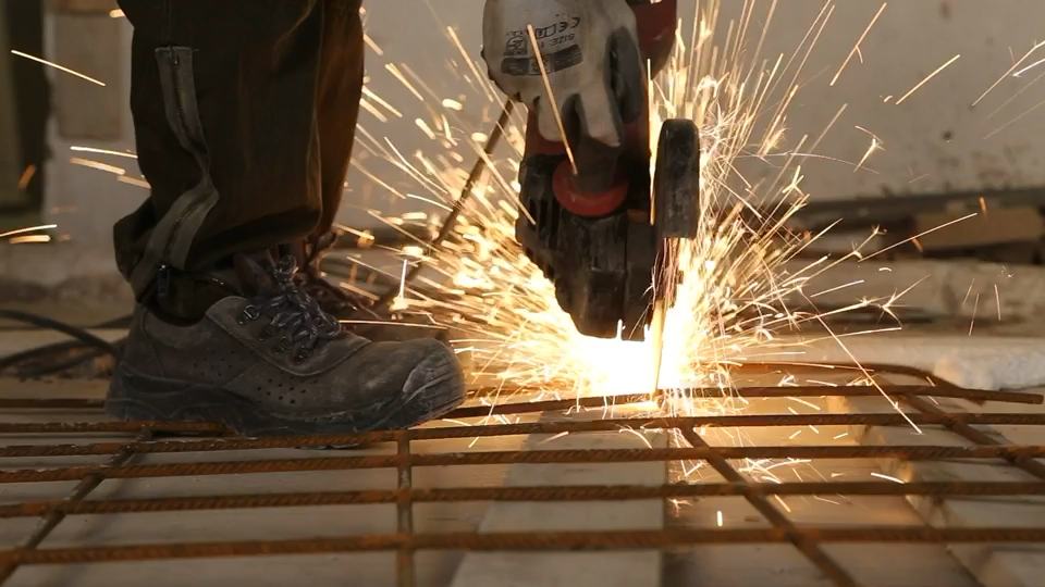 Un chantier de construction en activité
